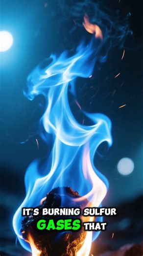 World’s Rarest Volcano | Blue Lava Exists 😱🌋 #shorts