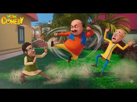 Motu Patlu ne Sikhaya Ghasitaram ko Kungfu | Funny Motu Patlu Cartoons for Kids | Wow Kidz Comedy
