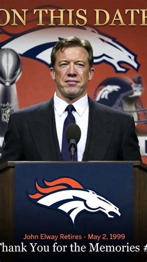 John Elway Retirement – May 2, 1999 #shorts #tending #viral