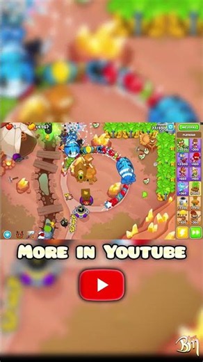 Three Mines 'Round Impoppable Gameplay | BTD6 #shorts