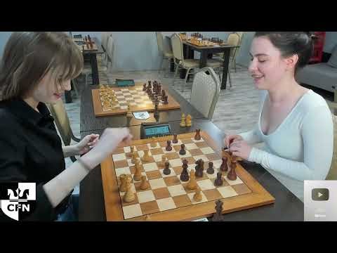 The chess pieces fly away and time melts away. Fatality (1939) vs Elnikova (2008). Chess Fight Night