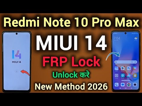 Redmi Note 10 Pro Max || MIUI 14 || FRP Bypass || Second Space Not Work || Without Pc || Trick 2026.