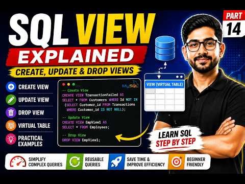 SQL VIEW Explained | Create, Update & Drop Views in SQL