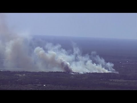 Brush fire in Lake County grows to 122 acres, prompts road closure