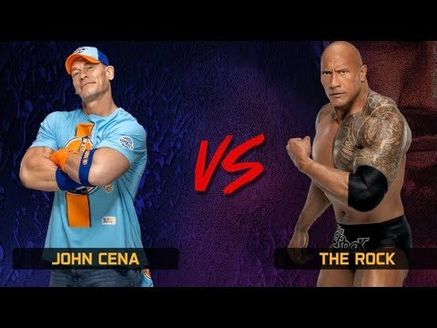 JOHN CENA VS THE ROCK