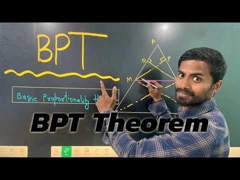 Class 10 Maths LIVE | BPT (Basic Proportionality Theorem) | Full Concept | Class 10th | Nipracademy
