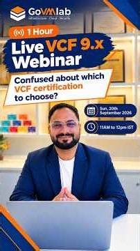 Which VCF Career Path Is Right for You? | Administrator vs Architect | Live Webinar | 20th Sep 11AM