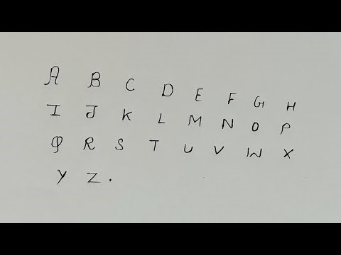 Capital letters A to Z writing | for kids | A B C D | A to Z Capital handwriting | improve writing