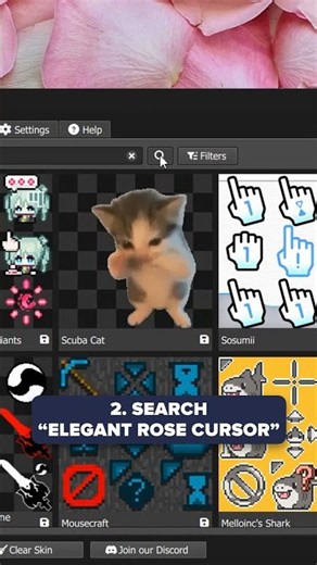 Elegant Rose cursor for Windows | Mouse X