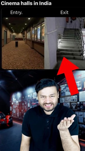 Why Cinema Hall Exits Gates 'DESIGNED IN WORST WAY' Possible? Dull Worst Lightening #shorts