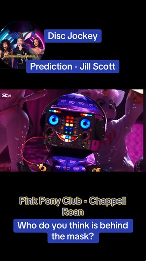 Disc Jockey Performs 'Pink Pony Club' on The Masked Singer