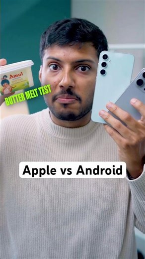 Apple Vs Android - Butter Melt Test🔥