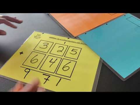 2nd Grade: Addition w/ regrouping, up to 3-digits