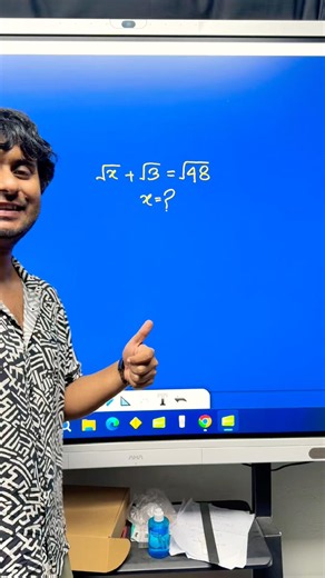 Square root math problem #maths #mathematics #shorts