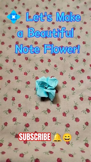 DIY Paper Flower 🌸✨ Made with Sticky Notes!.#shorts #paperflower #stickynotes #papercraft #diyflower