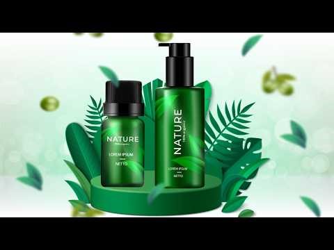 Natural Hair Oil Product Animation | Motion Graphics Ad Design Creative Product Advertisement Video