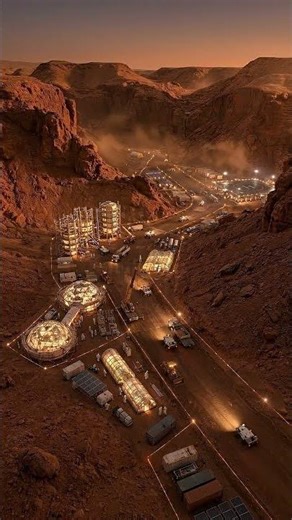 The Mars City That's Actually Believable #mars #scifi #engineering