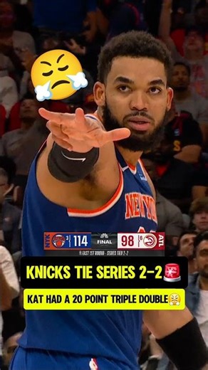 Knicks have TIED THE SERIES 2-2😤