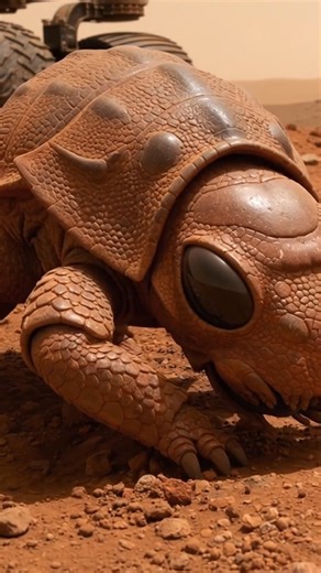🔴🐾 An Animal on Mars — A Mysterious Discovery A strange animal-like figure appears on the dusty red surface of Mars, creating curiosity and excitement among space enthusiasts. Captured in a dramatic scene, the mysterious creature moves across the rocky landscape, raising questions about life beyond Earth. Is it a new species, an unknown alien life form, or simply an illusion created by shadows and terrain? The mystery sparks imagination and endless discussion about what might truly exist on th