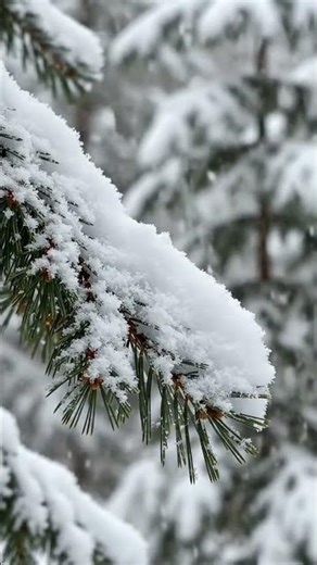 Gentle Snowfall Seamless Loop ❄️ | Oddly Satisfying। #Snowfall #OddlySatisfying #WinterLoop #Loop