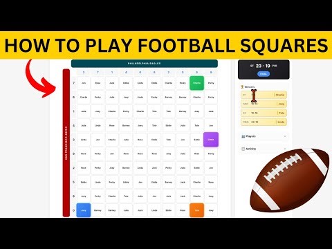How to Play Football Squares for Beginners