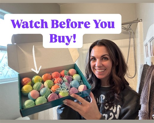 Watch Honest review of bath bomb set! on Amazon Live