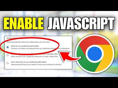 How To Enable Javascript On Google Chrome (Quick Guide)