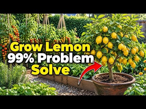 Grow Lemons at Home 🍋 | Fix These 3 Lemon Tree Problems for More Fruit!