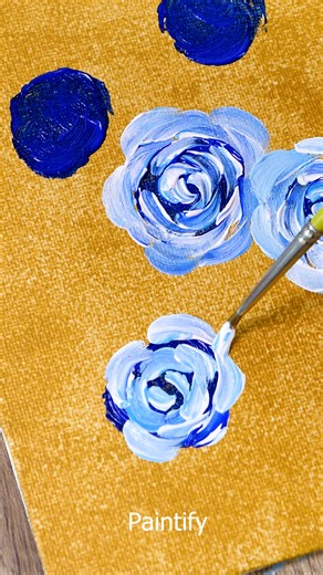 Easy And Amazing ART 😍 Roses Flawers Painting | Paintify