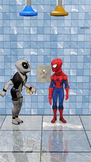 wrong water tap ,Cleaning Spiderman