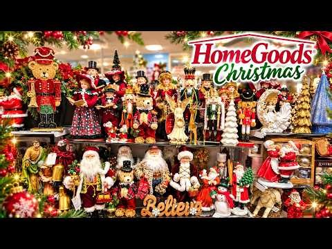 🎅 HOMEGOODS CHRISTMAS SHOP WITH ME 2026! 🎄NEW DECOR, ORNAMENTS, KITCHEN & MORE! ❄️