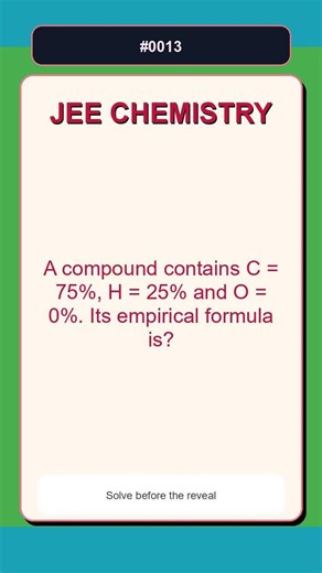 JEE Chemistry Practice Question 0013 | Stoichiometry | Hard