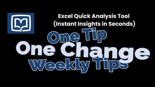 Excel Quick Analysis Tool (Instant Insights in Seconds) | IACT International Academy of Computer Training