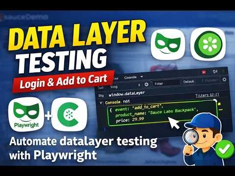 Automate DataLayer Testing with Playwright & Cucumber 🚀 | End-to-End Analytics Validation Tutorial