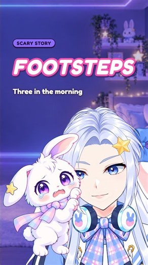 Footsteps at three in the morning 🐰 #VTuber