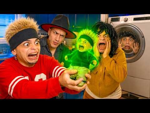 Eddie Mora's Possessed Doll & The Babysitter Games! Try Not To Laugh With Mark,Luke