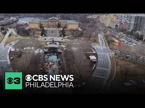 Preparations underway for New Year's Eve concert on the Benjamin Franklin Parkway in Philadelphia
