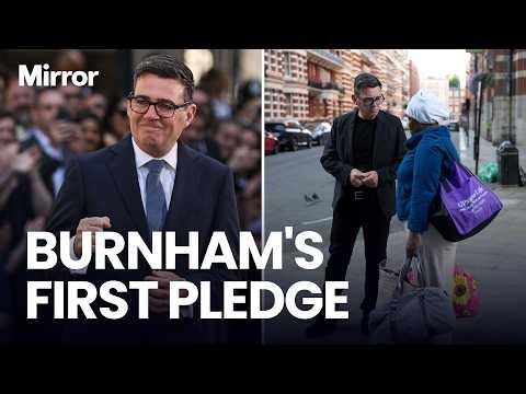 Andy Burnham promises to END ROUGH SLEEPING with national campaign in first pledge as PM