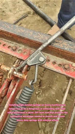 Work Smarter: DIY Lever Tool for High-Tension Spring Installation #diy #tools #tips #tricks #how