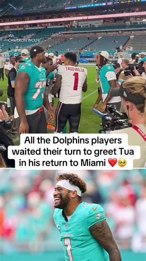 #TuaTagovailoa played his first game vs. the #Dolphins after spending his first six seasons in Miami from 2020-2025 🐬 (via @Cameron Wolfe) #nfl #footballtiktok #miamidolphins