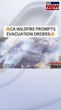 Evacuation orders and warnings are in place after a fire erupted in Simi Valley late Monday morning.