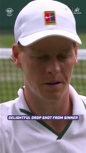 A touch of magic from Jannik Sinner! | #Wimbledon 2026