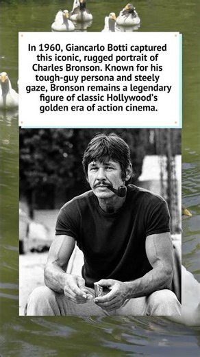 Charles Bronson by Giancarlo Botti (1960) 📸