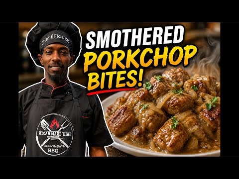 THESE Smothered Pork Chop Bites Will Change Your Life 😳🔥