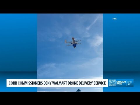 Commissioners deny request from Walmart to expand drone delivery service to East Cobb