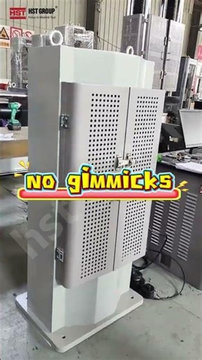 Display of a Compression Testing Machine capable of testing various building materials