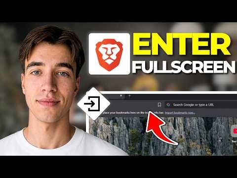 How to Enter and Exit Full Screen in Brave Browser (Tutorial 2026)