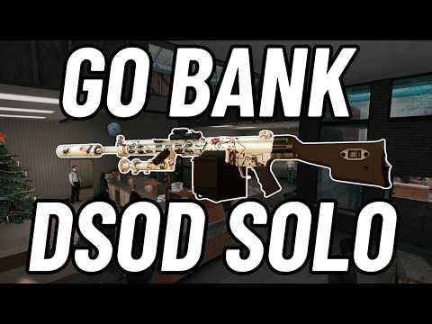 Payday 2 - Go Bank Solo DSOD No AI//Downs/Assets/Throwables/Uppers - Crew Chief Build