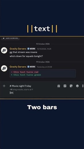 Discord text formatting tricks (headers, subtext, spoilers) #shorts