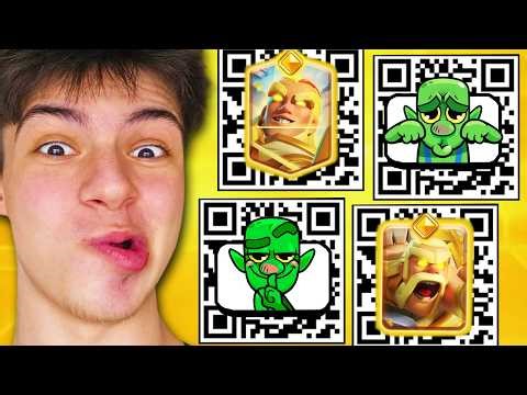 ALL WORKING QR CODES! NEW CLASH ROYALE UPDATE!